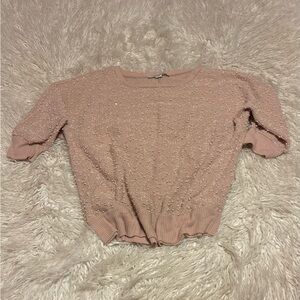Forever 21 Pink Textured Sweater